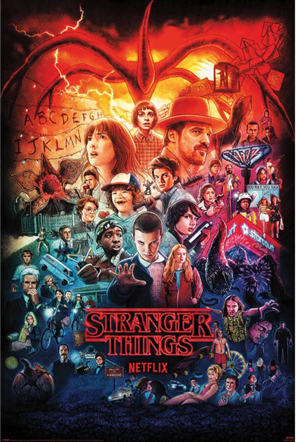 Pyramid Poster Stranger Things Season Montage 61x91 5cm