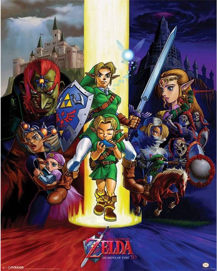 Pyramid Poster The Legend of Zelda Ocarina of Time 40x50cm