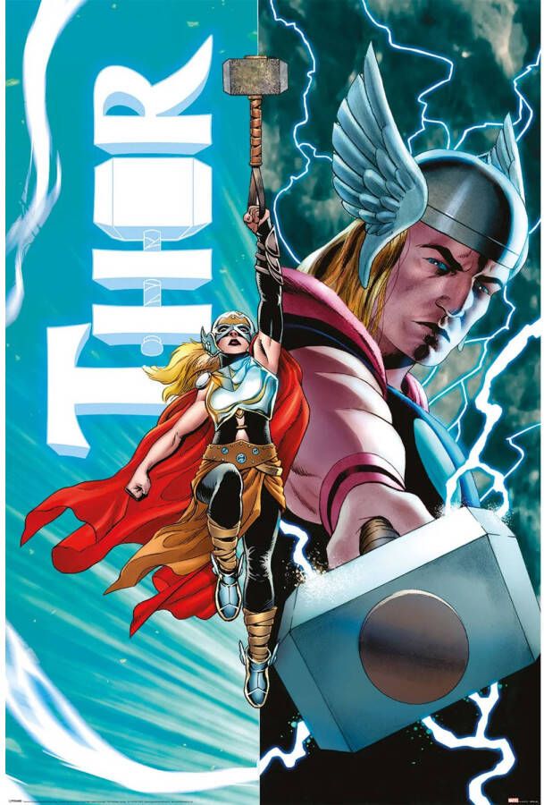 Pyramid Poster Thor vs. Female Thor 61x91 5cm