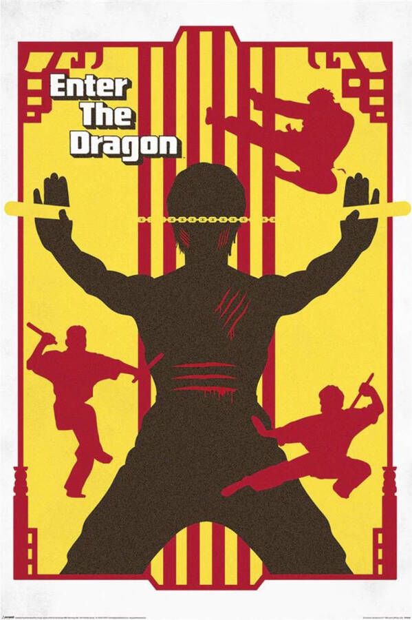 Pyramid Poster Warner Bros Enter the Dragon 61x91 5cm