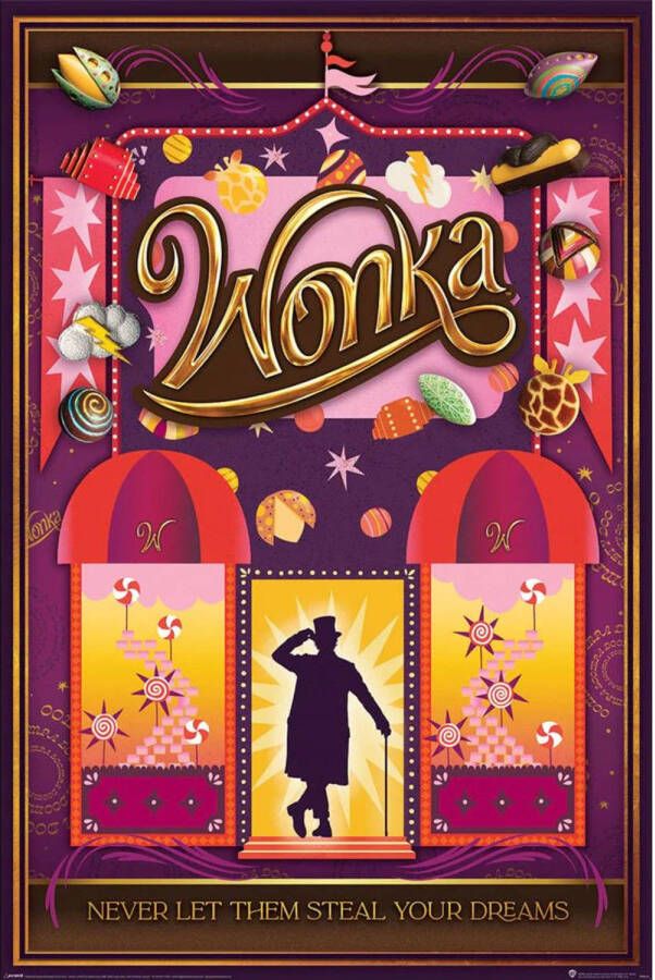 Pyramid Poster Wonka Never Let Them Steal Your Dreams 61x91 5cm