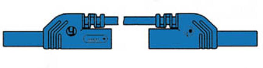 Hirschmann CONTACT PROTECTED INJECTION-MOULDED MEASURING LEAD 4mm 25cm BLUE (MLB-SH WS 25 1)