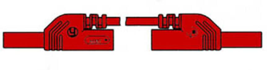 Hirschmann CONTACT PROTECTED INJECTION-MOULDED MEASURING LEAD 4mm 25cm RED (MLB-SH WS 25 1)