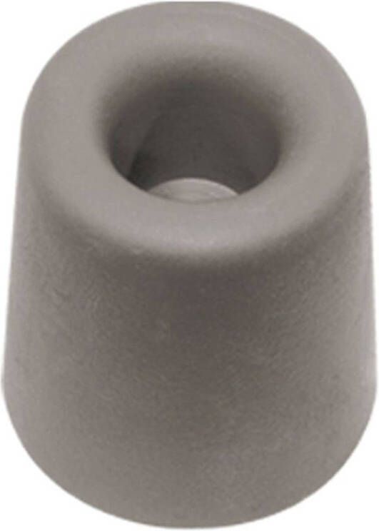 Qlinq Deurbuffer deurstopper grijs rubber 30 x 25 mm Deurstoppers