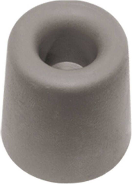 Qlinq Deurbuffer deurstopper grijs rubber 50 x 35 mm Deurstoppers