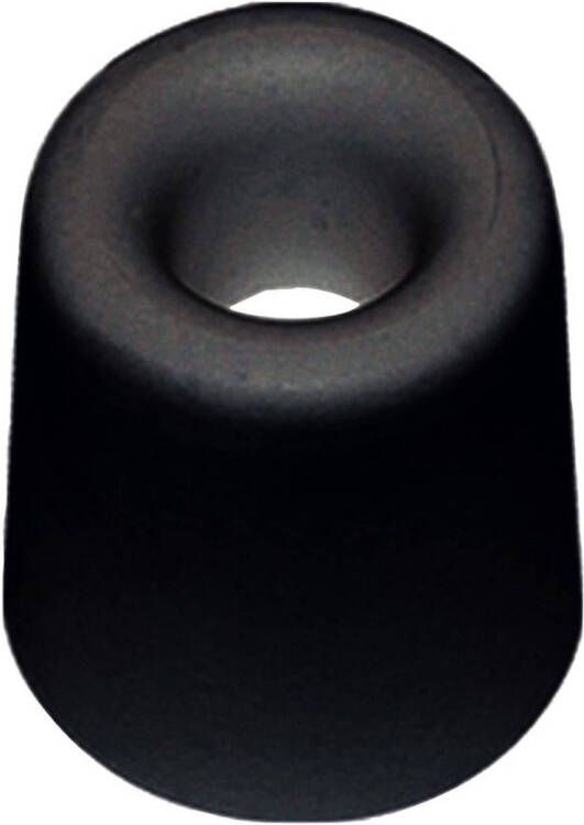 Qlinq Deurbuffer deurstopper zwart rubber 30 x 25 mm Deurstoppers