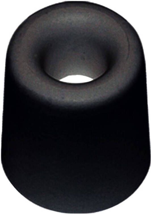 Qlinq Deurbuffer deurstopper zwart rubber 50 x 35 mm Deurstoppers