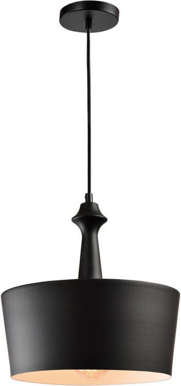 QUVIO Hanglamp modern Plafondlamp Sfeerlamp Leeslamp Eettafellamp Verlichting Slaapkamer lamp Slaapkamer verlichting Keukenverlichting Keukenlamp Rond metaal met knop Diameter 31 cm