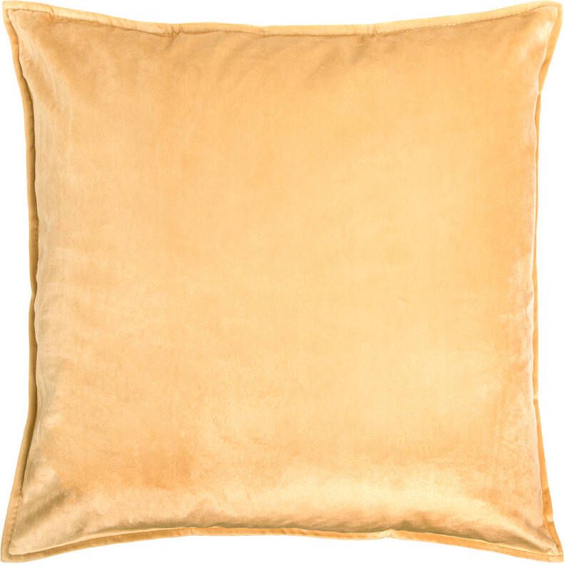 QUVIO Sierkussenhoes 45x45cm Fluweel Beige