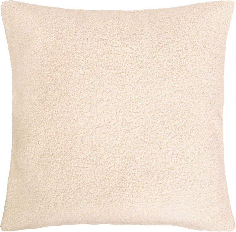 QUVIO Sierkussenhoes teddy 45x45cm Beige