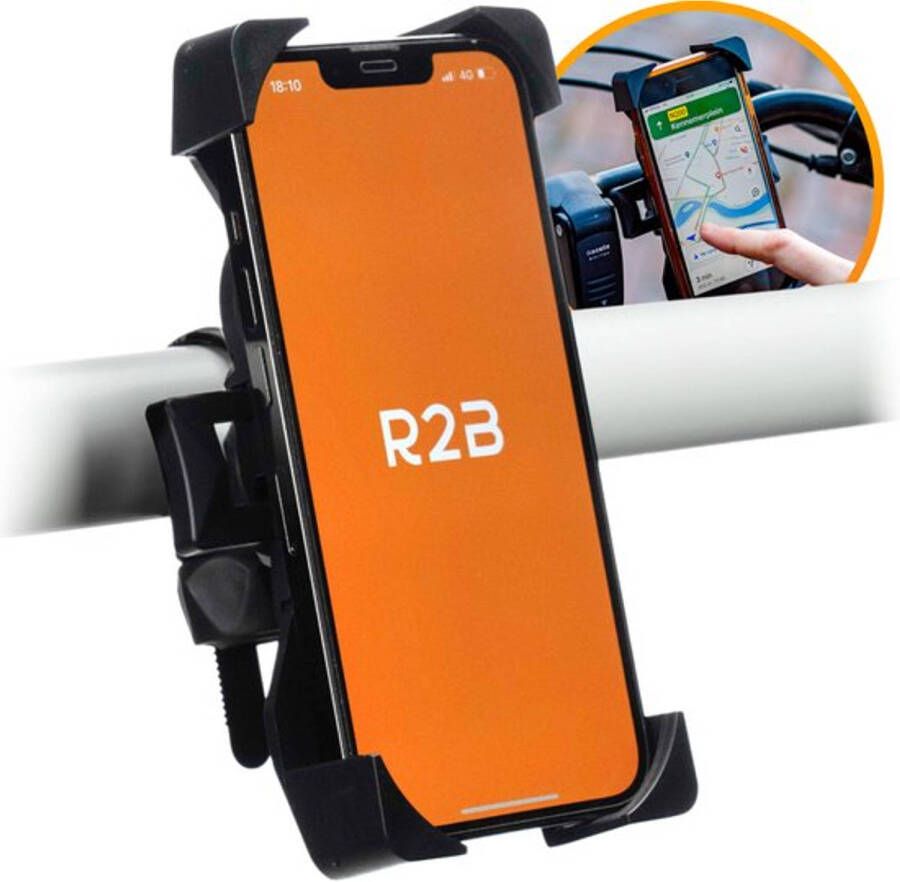 R2B Telefoonhouder Fiets 360 Graden Rotatie Gsm Houder Fiets Accessoires Fiets Telefoonhouder Fietshouder