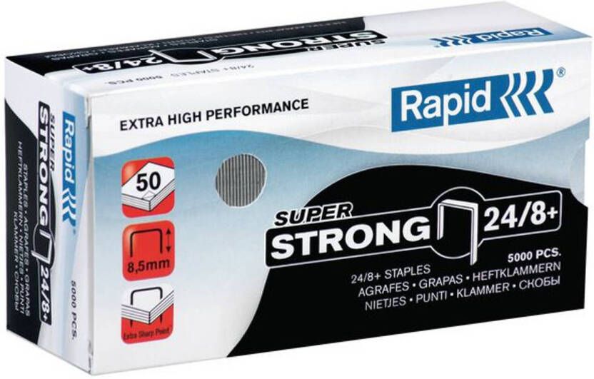 Rapid Nieten 24 8+mm Gegalvaniseerd Superstrong (5000 stuks)