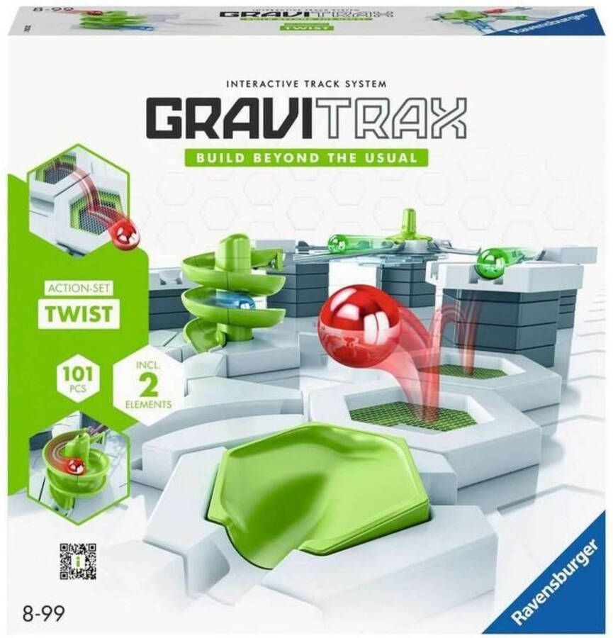 Ravensburger Gravitrax Startset Twist 101-delig Knikkercircuit Creatief bouwspel 8 jaar 22576