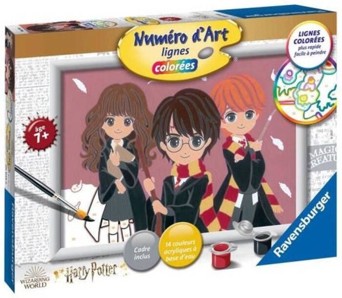 Ravensburger HARRY POTTER Nummerkunst medium Groepsportret