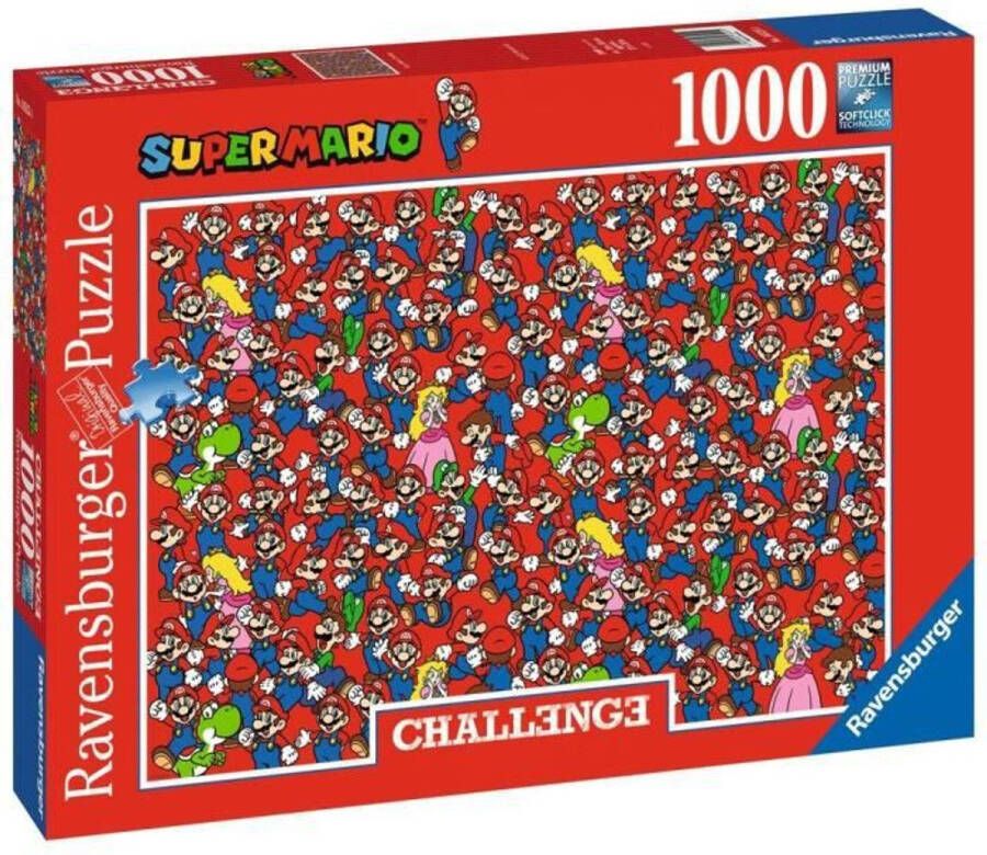 Ravensburger Puzzel 1000 p Super Mario (uitdagingspuzzel)