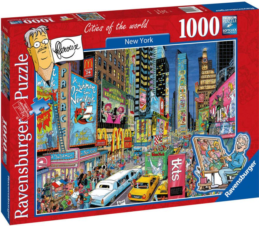 Ravensburger puzzel Fleroux New York Legpuzzel 1000 stukjes