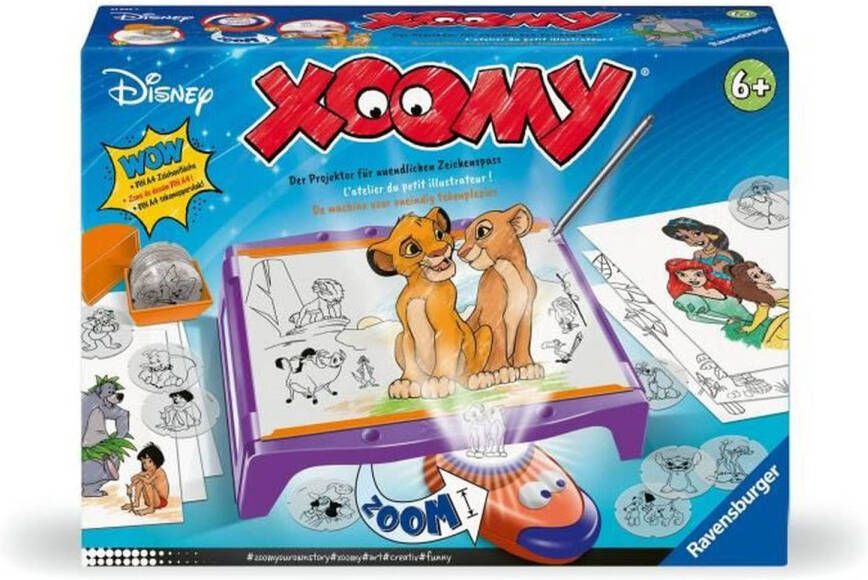 Ravensburger -Xoomy Maxi Disney Timeshares-Tekentafel-Tekenen-Gemengd-Kinderen-Creatieve activiteit-6 jaar oud-23946