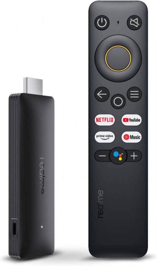 Realme Smart TV Stick Full HD 1080P 8GB Zwart