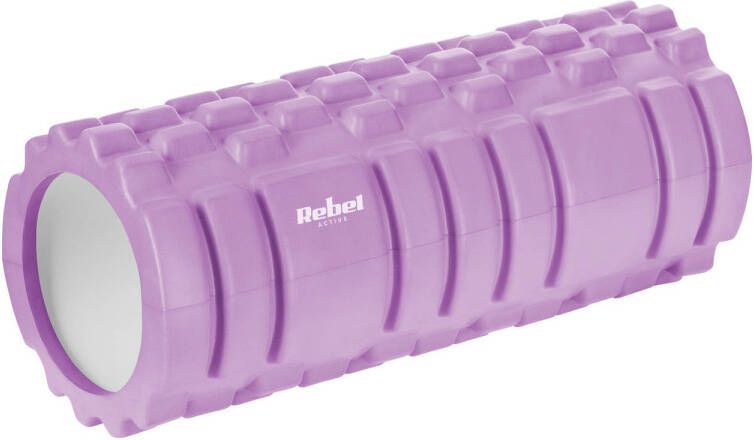 Rebel Active Foam Massagerol Fitness Yoga roller 14x 33cm EVA Paars