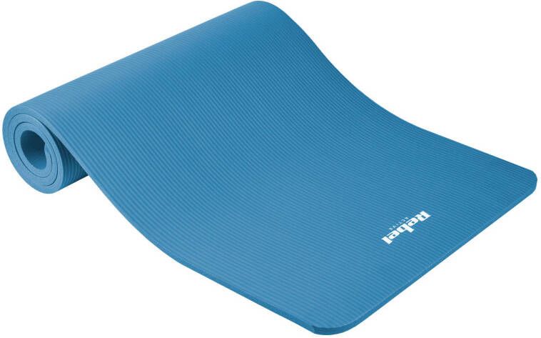 Rebel Active Gymnastiekmat voor Yoga Pilates Fitness 183 x 61cm 1 5cm extra dik blauw