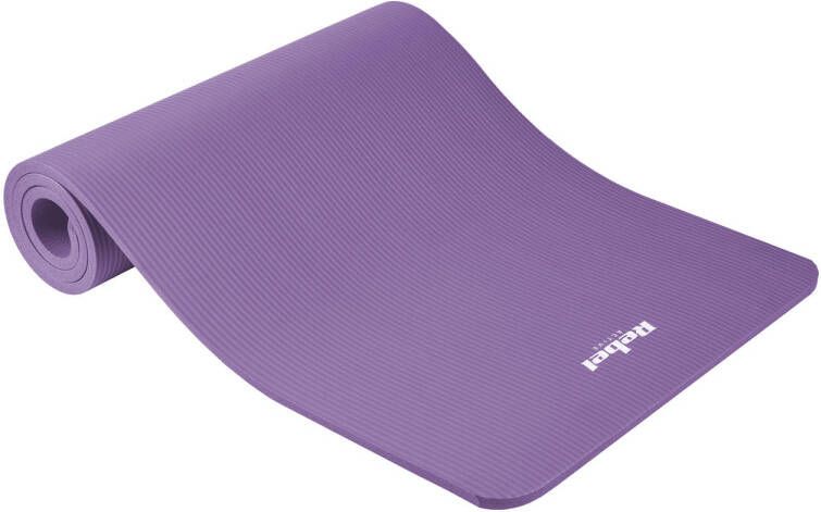 Rebel Active Gymnastiekmat voor Yoga Pilates Fitness 183 x 61cm 1 5cm extra dik paars