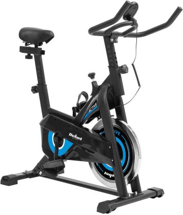 Rebel Active Spinningfiets Hometrainer met Hartslagsensor Fitness Fiets Indoor Cycle