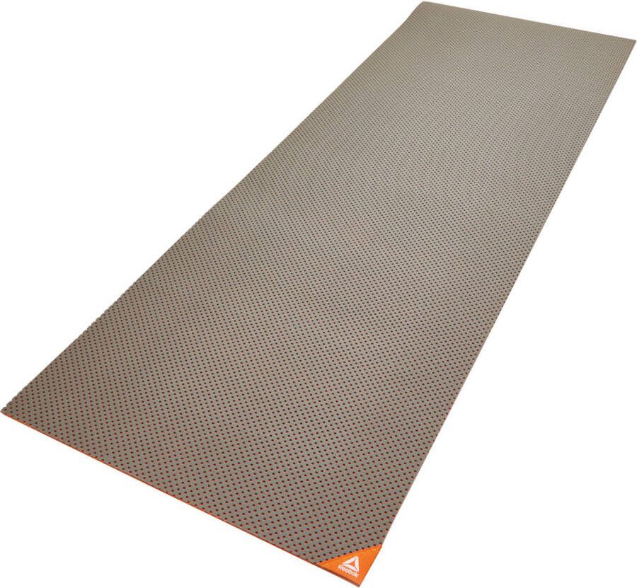 Reebok fitnessmat 5mm grijs oranje