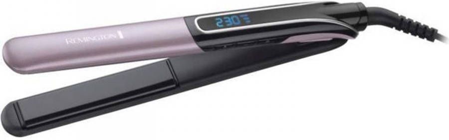 Remington S6700 Sleek & Curl Expert 2in1 stijltang krultang zwarte titanium keramische coating