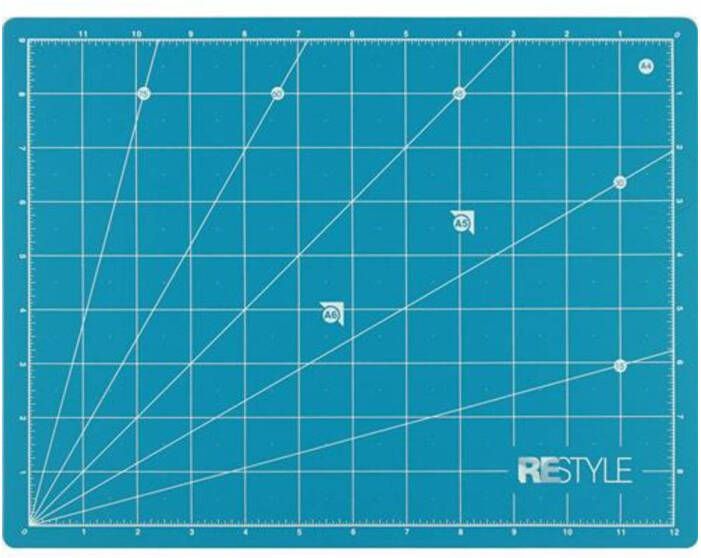 ReStyle Snijmat A4 zelfhelend 25x33cmx1.6mm dubbelzijdig cm inch