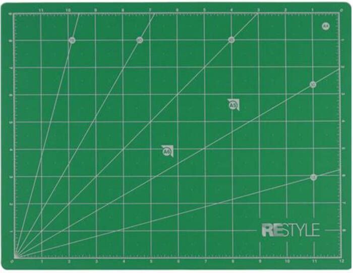 ReStyle Snijmat A4 zelfhelend 25x33x1.6mm dubbelzijdig cm inch