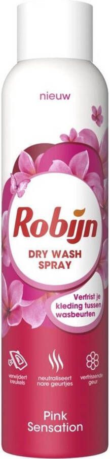 Robijn Dry Wash Spray Pink Sensation 200 ml