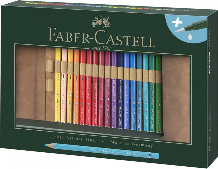 Faber Castell Roletui Faber-Castell Albrecht Dürer 30 potloden met penseel