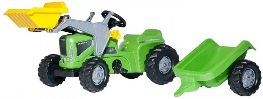 Rolly Toys 630035 RollyKiddy Futura Tractor met Lader en Aanhanger