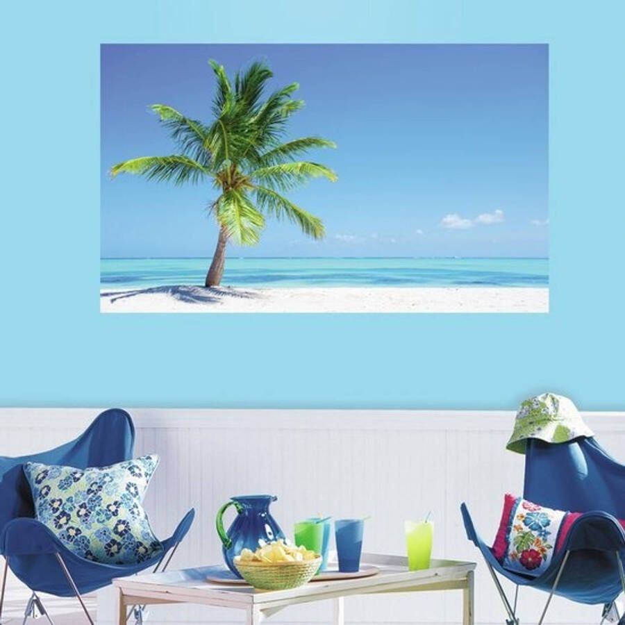 RoomMates Stickerbehang Palm tree Sticker poster 91x152 cm