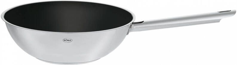 Rösle wokpan Elegance 3 liter 52 x 29 5 x 9 5 cm RVS zilver