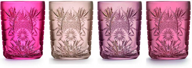 Royal Leerdam Tumbler Starla 35 cl 4-delig Roze