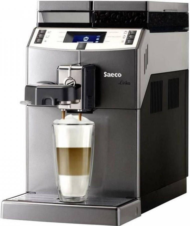Saeco 10004768 Lirika OTC-koffiezetapparaat vrijstaand 2 5 L koffiebonen 1850 W zwart grijs metallic