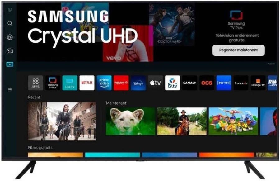 Samsung led tv 43au7020 43&apos;&apos; (108 cm) crystal uhd 4k 3840x2160 hdr smart tv gaming hub 3xhdmi