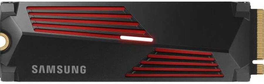 Samsung 990 PRO Interne SSD 4 TB Met koellichaam PCIe 4.0 NVMe 2.0 M2 2280 Tot 7450 MB s (MZ-V9P4T0GW)