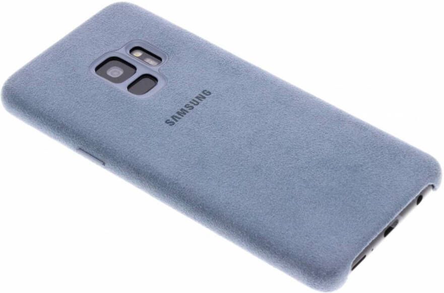 Samsung Alcantara Backcover Galaxy S9 hoesje Mintgroen