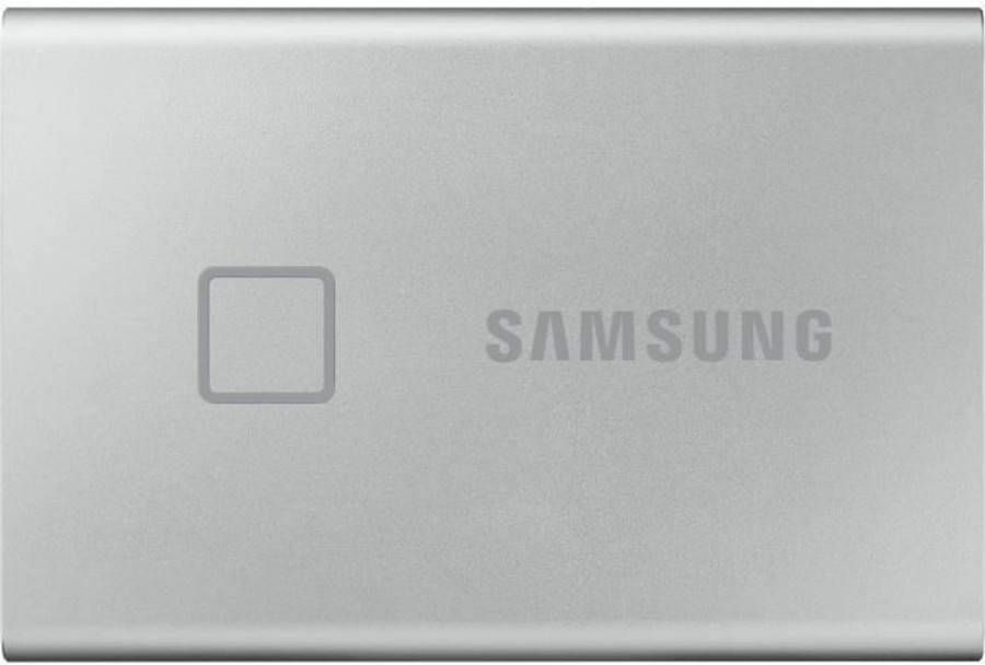 Samsung externe ssd t7 touch usb type c zilverkleur 2 tb