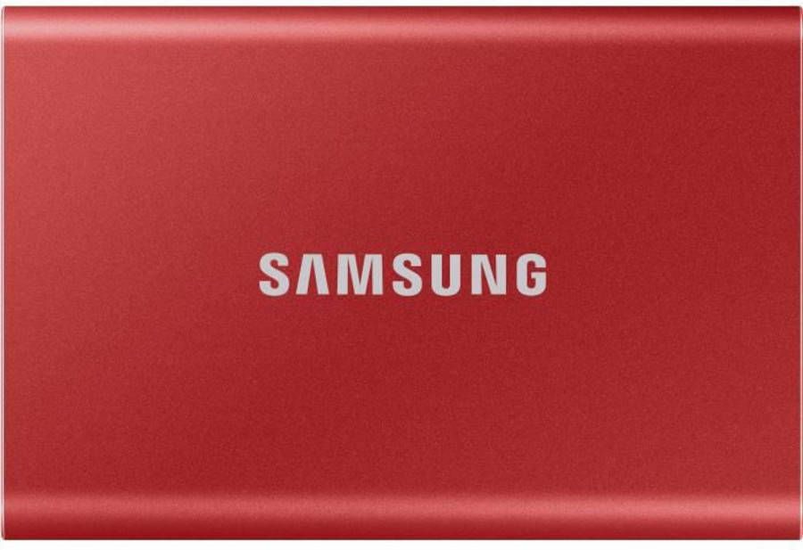 Samsung T7 Portable 2TB Rood | Externe SSD's | Computer&IT Data opslag | 8806090312441