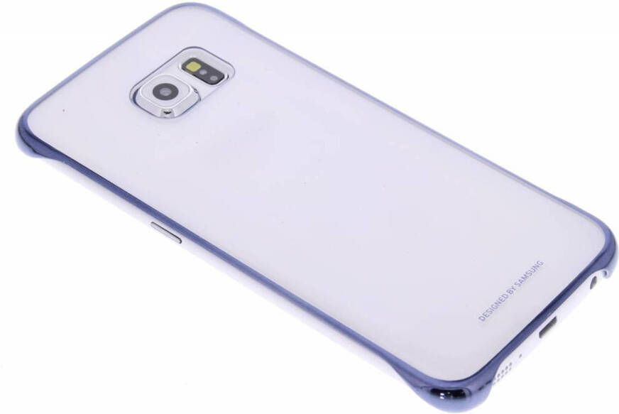 Samsung Originele clear cover voor de galaxy s6 edge blauw