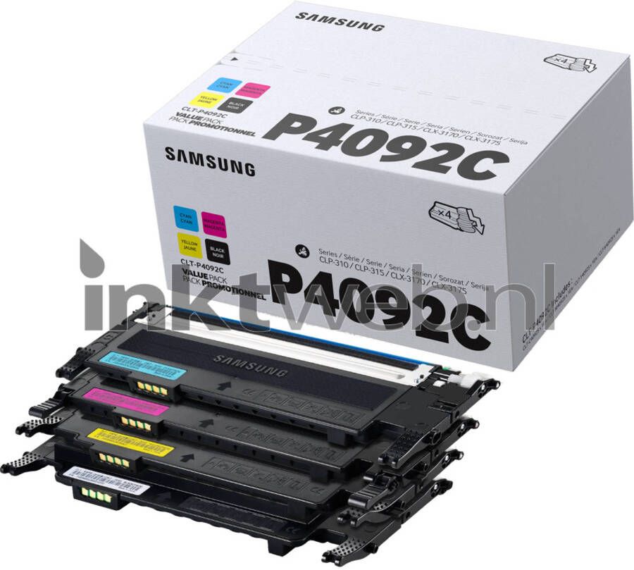 Samsung P4092C rainbow kit zwart en kleur toner