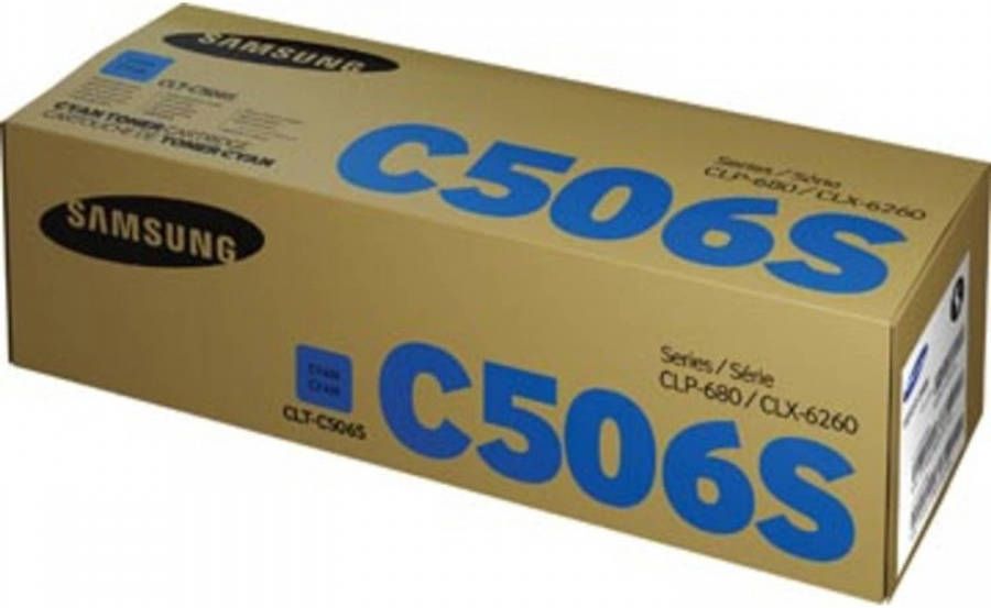Samsung S-Printing toner CLT-CM506S cyaan 1500 pagina&apos;s OEM: SU047A