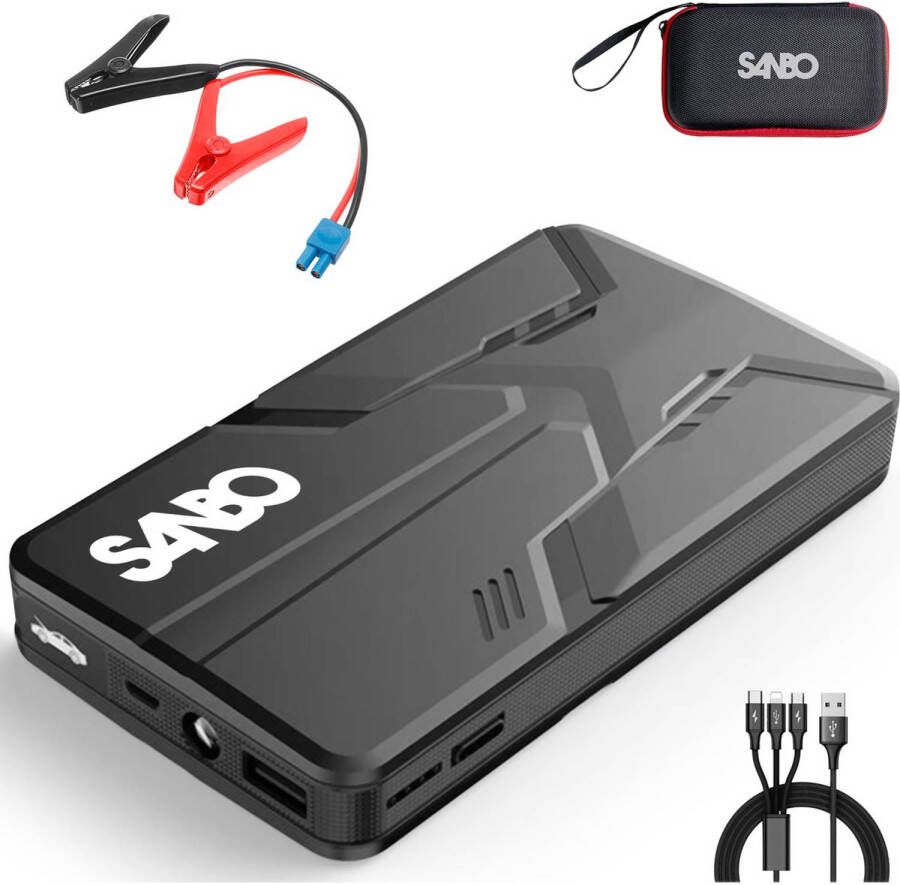 Sanbo X12 Jumpstarter voor auto 12V 600A 16.000mAh Batterij