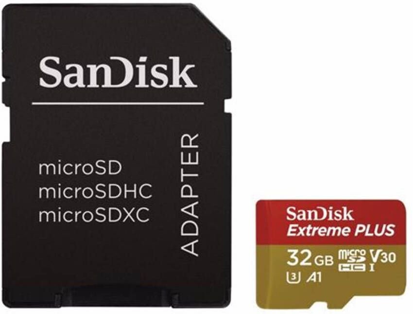Sandisk micro SD geheugenkaart MSD EXT PLUS 32GB