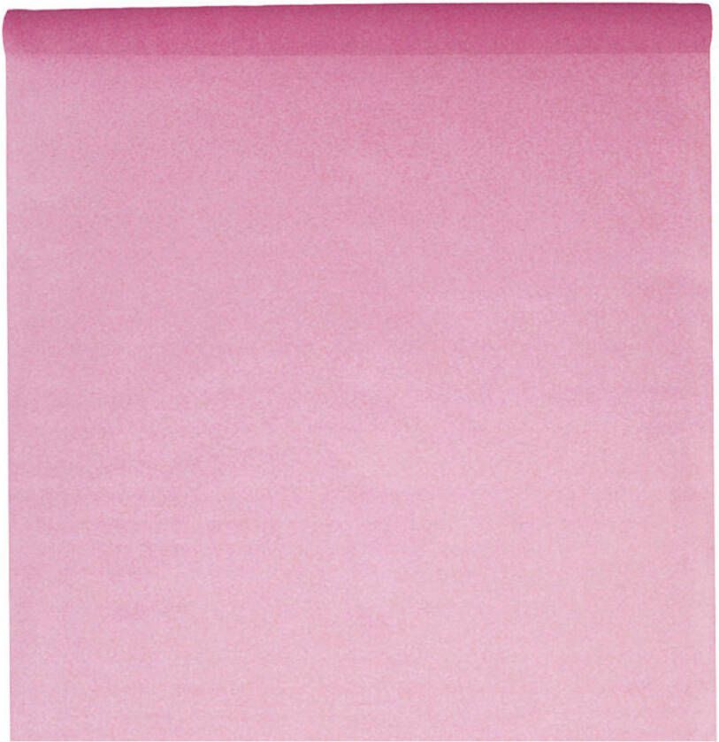 Santex Tafelkleed op rol polyester roze 120 cm x 10 m Feesttafelkleden