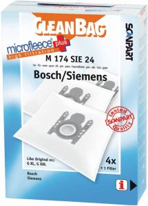 Coppens CleanBag M174SIE24 Bosch Siemens GXL GXXL GAL Mirco+ 4 stuks