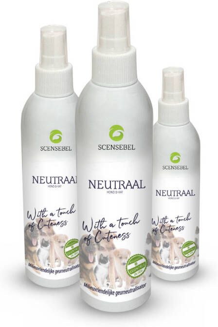 Scensebel Neutraal Hond & Kat Interieurspray with a touch of Cuteness 100 ml